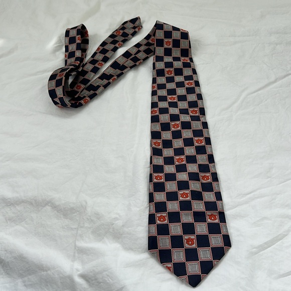 Auburn Tie 100% Silk 57" The RAH-RAH Collection - Picture 2 of 4